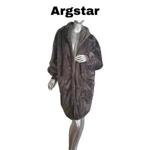 Argstar Oversized Hooded Cardigan - One Size, Dark Grey, NWT